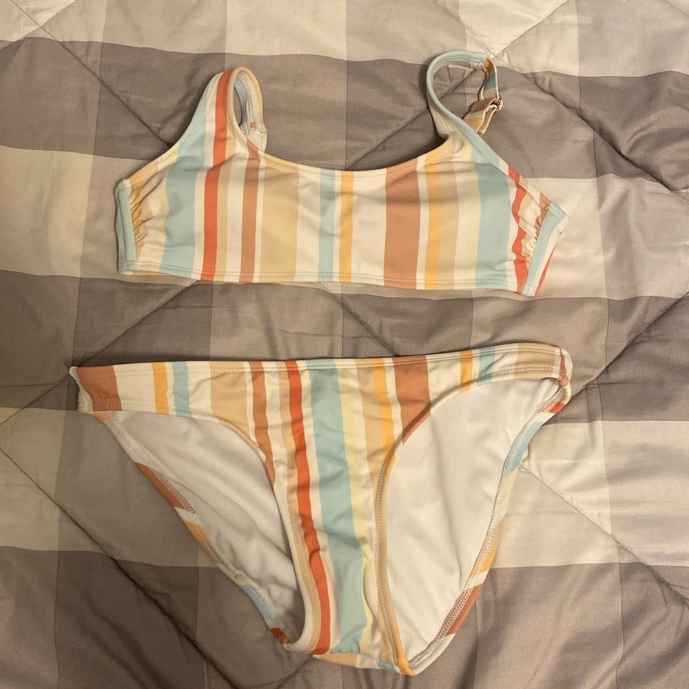 Striped bikini set! Super cute and comfortable